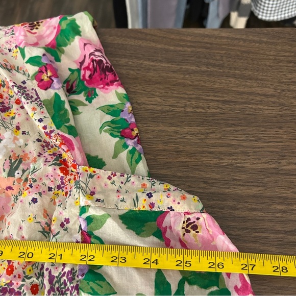 ❤️ H&M Floral Print Sleeveless Midi Dress - Pink and Green 6 - Picture 10 of 11